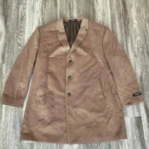 Mens Kenneth Cole New York Brown Wool Blend Coat - R52